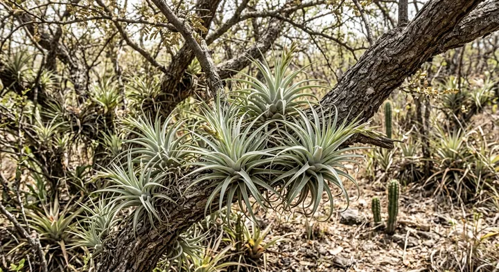 Air plant (Tillandsia sordida)