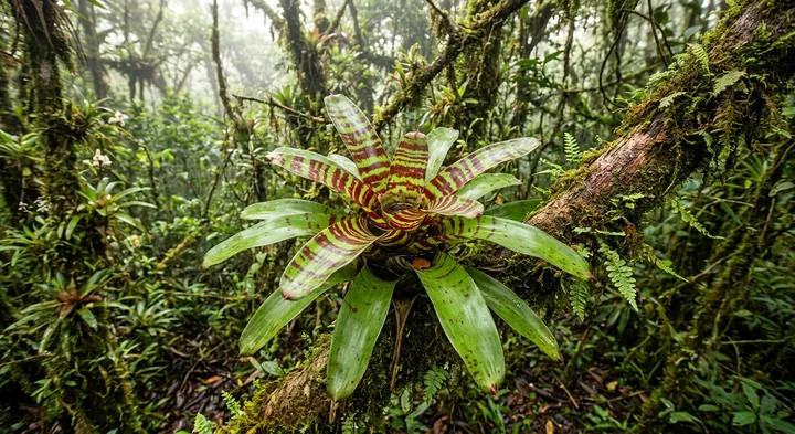 Werauhia paupera is commonly known as "Poor Man's Tillandsia" (Werauhia paupera)