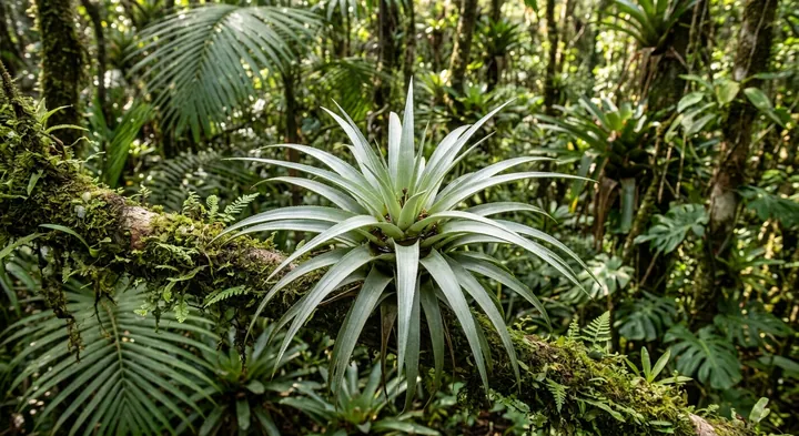 Cuban vase plant (Vriesea fibrosa)