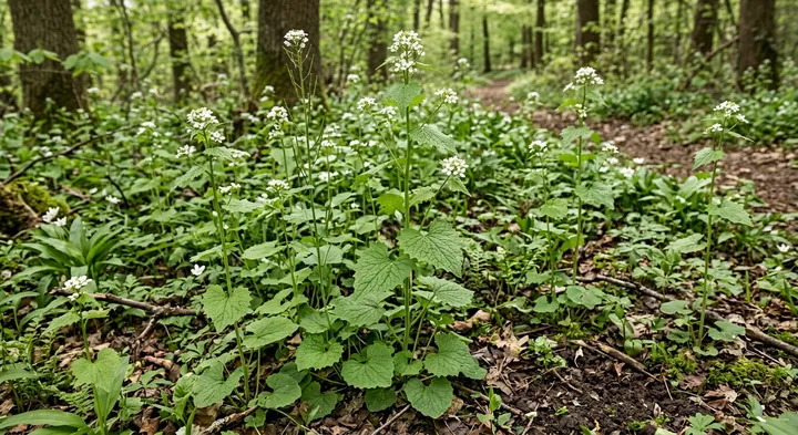 Garlic mustard (Alliaria gaudichaudiana)