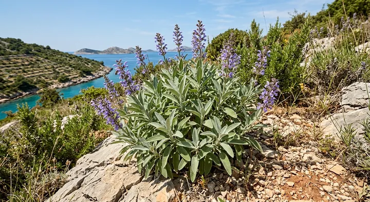 Sage Plant (Salvia officinalis)