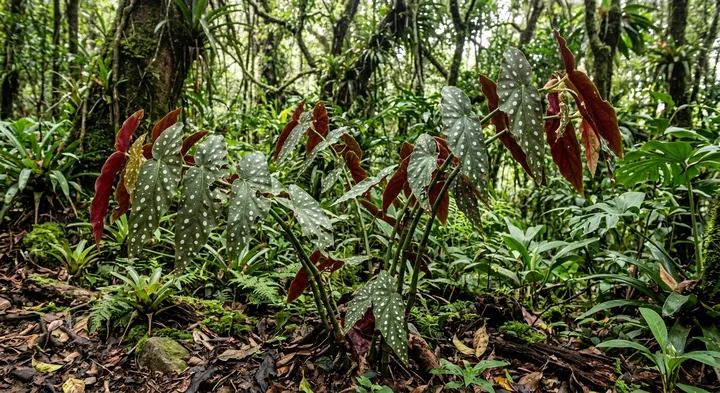 Polka Dot Begonia (Begonia maculata)