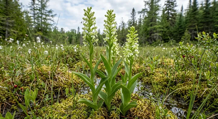 Huron Bog Orchid (Habenaria huronensis)