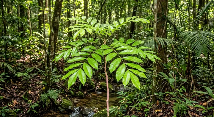 Chinese rice paper plant (Aglaia oligophylla)