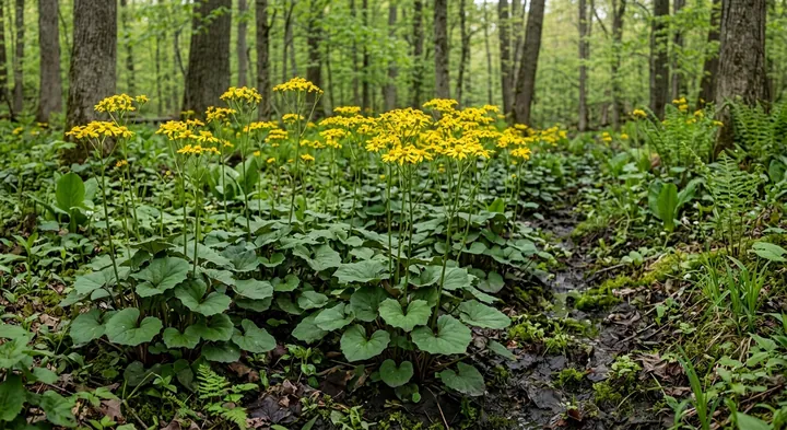 Golden Ragwort (Senecio aureus)