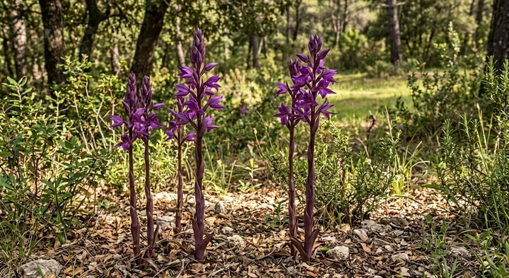 Violet Limodore (Limodorum abortivum var. abortivum)