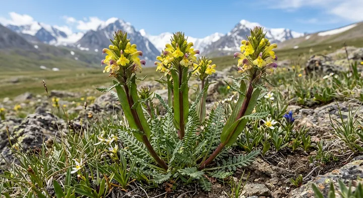 Siberian lousewort (Pedicularis alaica)