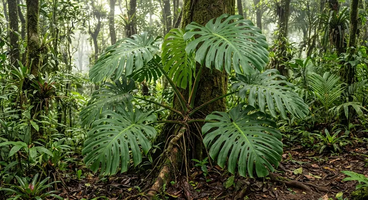 Giant Split-Leaf Philodendron (Monstera macrophylla)