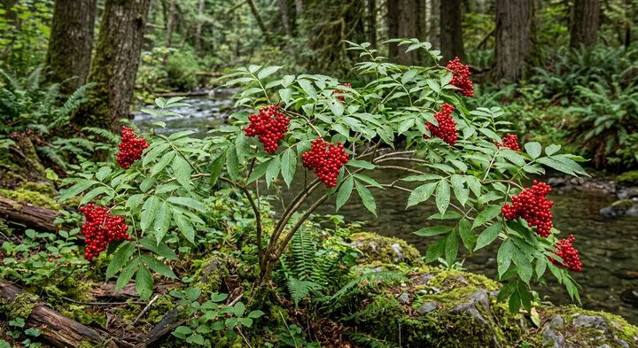 Red Elderberry (Sambucus racemosa)