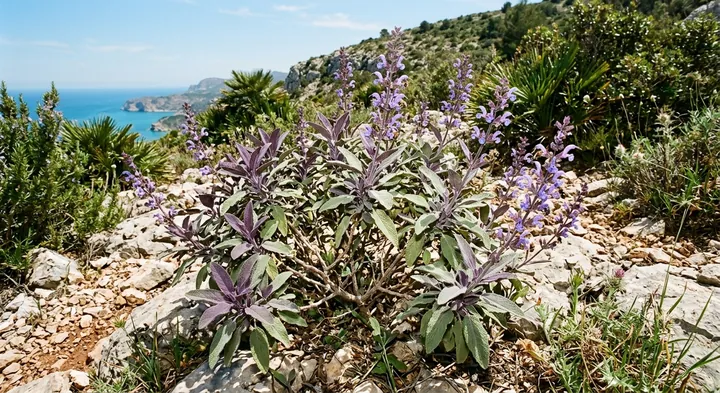Purple Sage (Salvia officinalis 'Purpurascens')