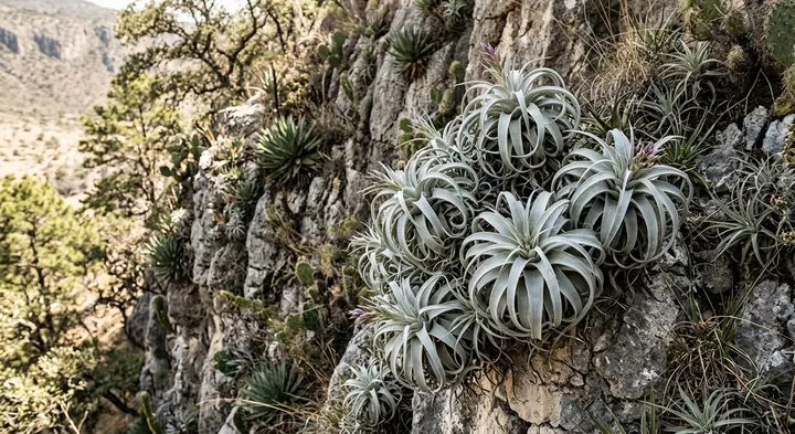 Wilson's air plant (Tillandsia wilsonii)