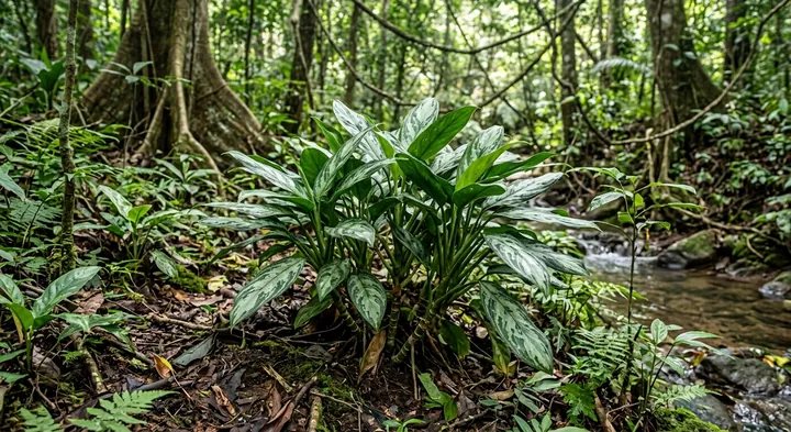 Chinese Evergreen (Aglaonema commutatum)