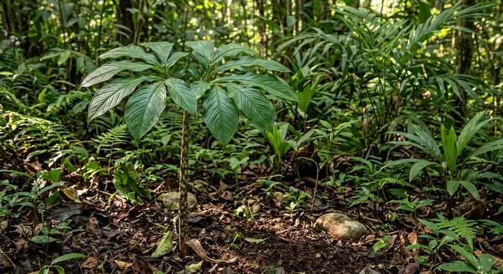 Kerri's Voodoo Lily (Amorphophallus kerrii)