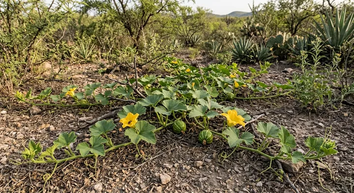 Zucchini Plant (Cucurbita pepo)