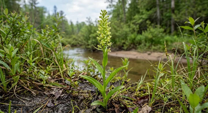 Yellow Bog Orchid (Habenaria flava)