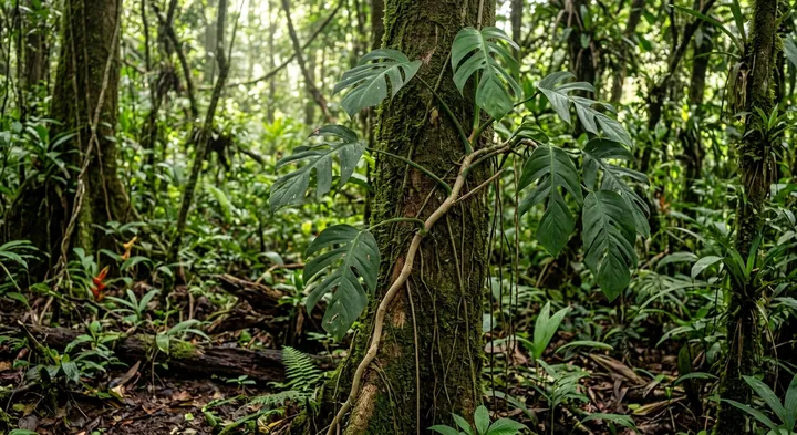 Swiss cheese plant (Monstera molinae)