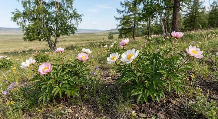 Peony (Paeonia lactiflora)