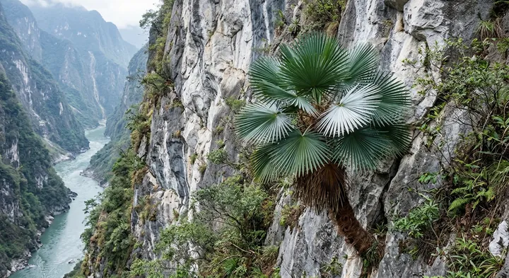 Prince's Windmill Palm (Trachycarpus princeps)