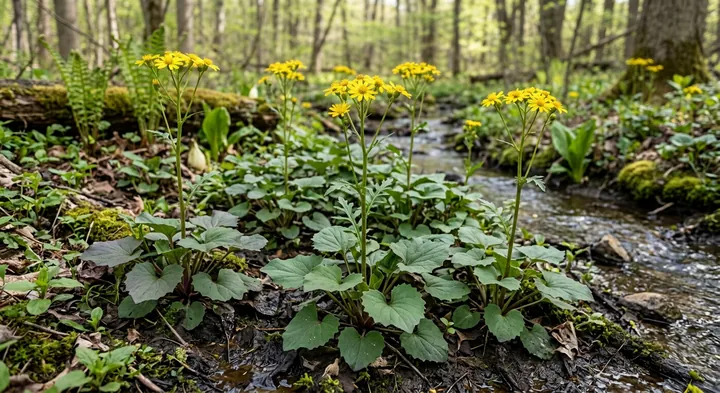 Golden Ragwort (Packera aurea)