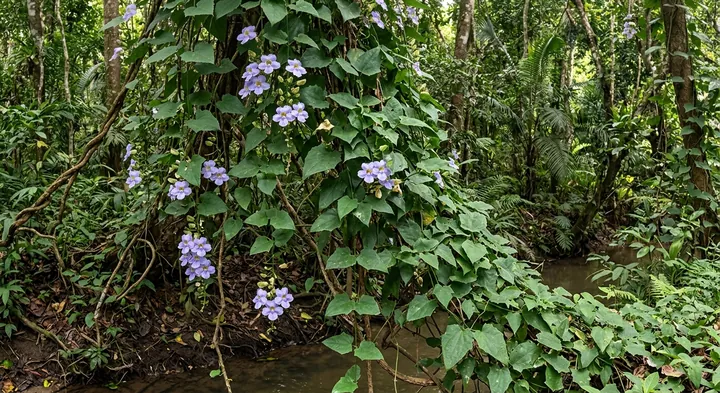 Sky Vine (Thunbergia grandiflora)
