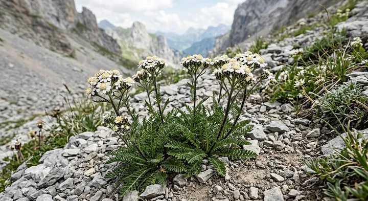 Black Yarrow (Achillea atrata)