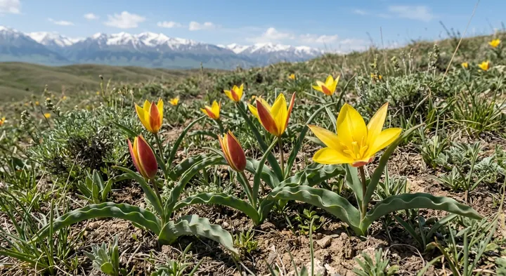Three-leaved Tulip (Tulipa triphylla)