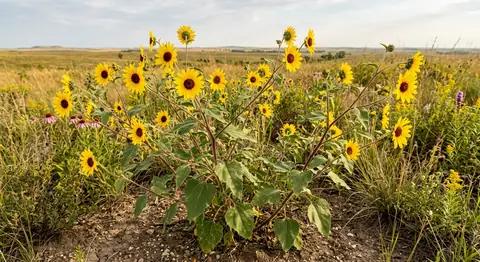 向日葵 (Helianthus annuus)