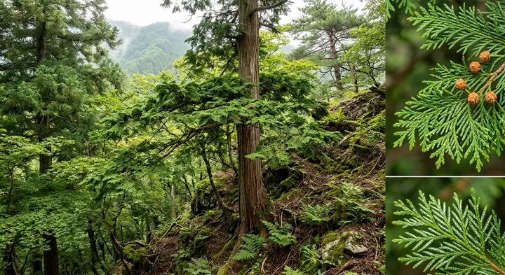 Hinoki Cypress (Chamaecyparis obtusa)