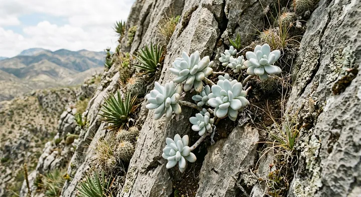 Moonstone Succulent (Pachyphytum oviferum)