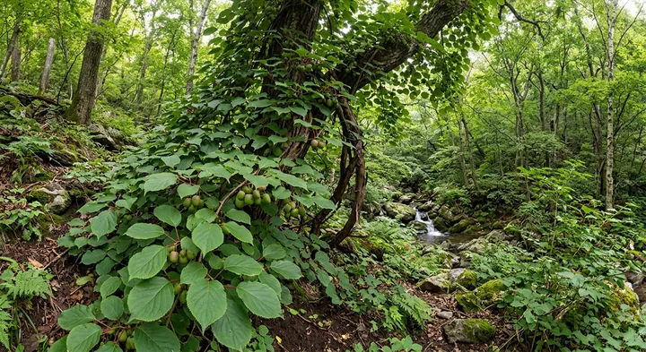 Hardy Kiwi (Actinidia arguta)