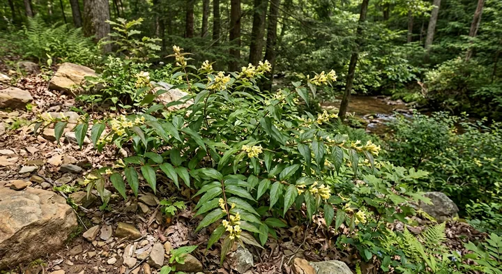 Southern Bush Honeysuckle (Diervilla sessilifolia)