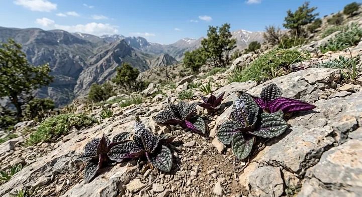 Purple Waffle Plant (Zagrosia)