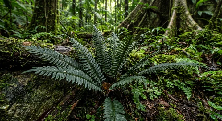 Bristle Fern (Trichomanes atrovirens)