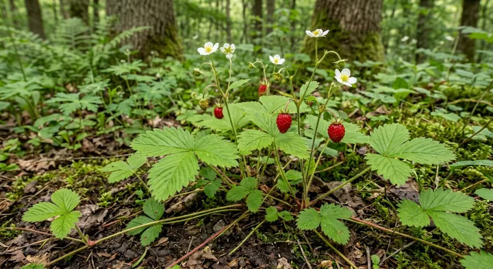 Wild Strawberry (Fragaria vesca)