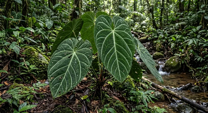 Regal Anthurium (Anthurium regale)