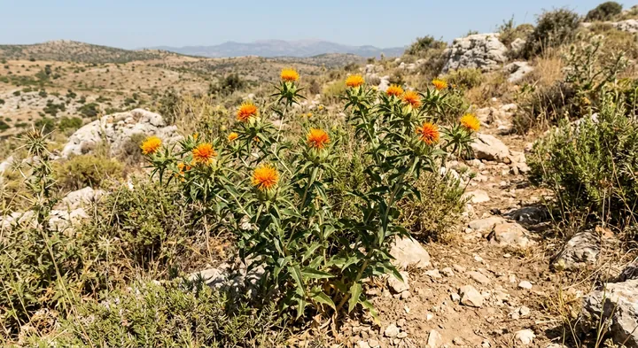 Safflower (Carthamus tinctorius)