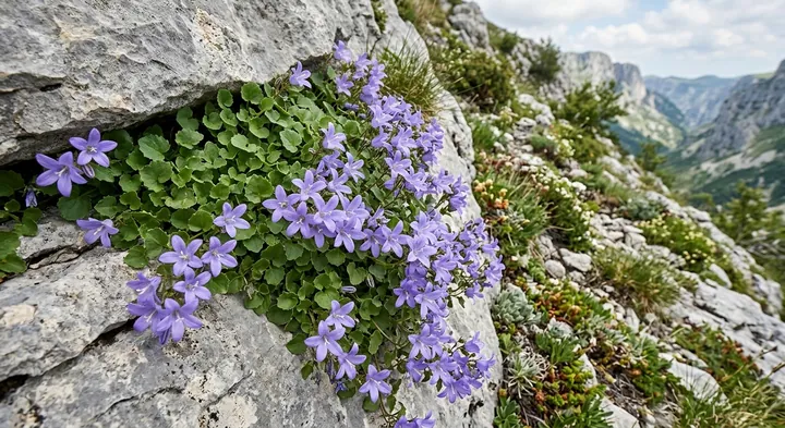 Serbian Bellflower (Campanula poscharskyana)