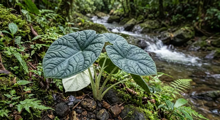 Corrugated Alocasia (Alocasia melo)