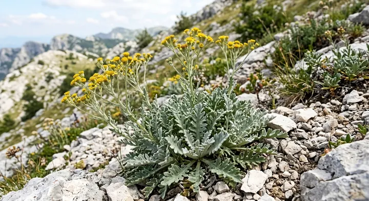 Senecio thapsoides var. visianianus (Senecio thapsoides subsp. visianianus)