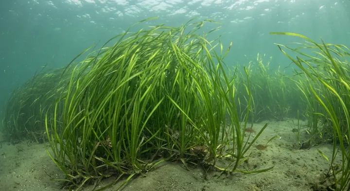 Seagrass (Zostera caulescens)