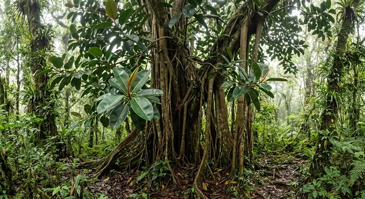 Rubber Plant (Ficus elastica)