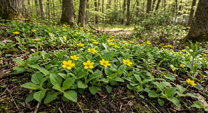 Green and Gold (Chrysogonum virginianum)