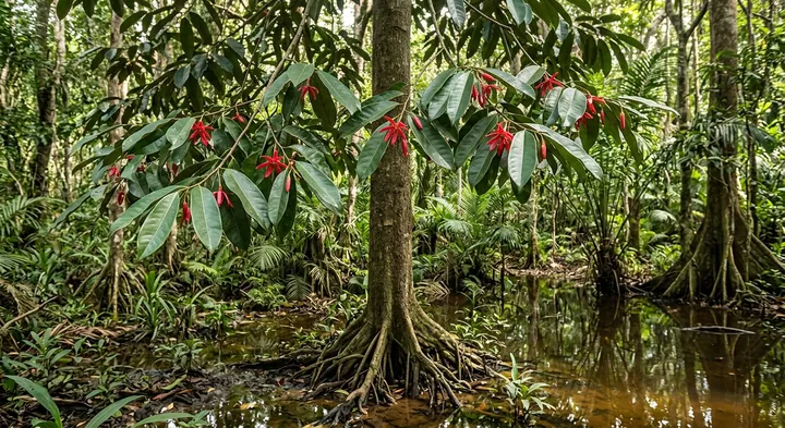 Redwood-pepper (Xylopia rubescens)