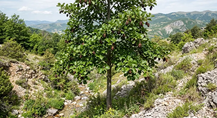 Italian Alder (Alnus cordata)