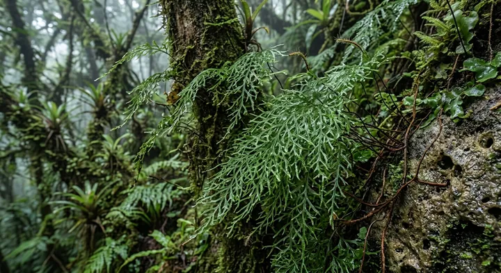 Narrow Forked Fern (Trichomanes angustatum)
