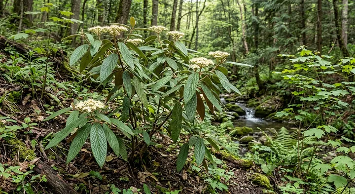 Leatherleaf Viburnum (Viburnum rhytidophyllum)
