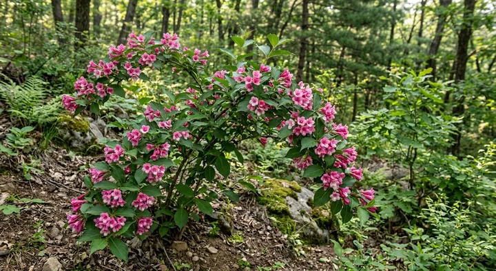 Rose Weigela (Weigela rosea)