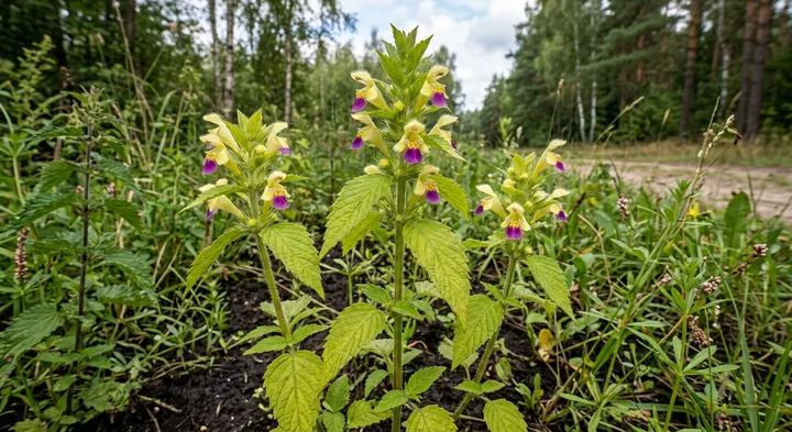 Large-flowered Hemp-nettle (Galeopsis speciosa)