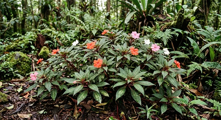 Busy Lizzie (Impatiens hawkeri)