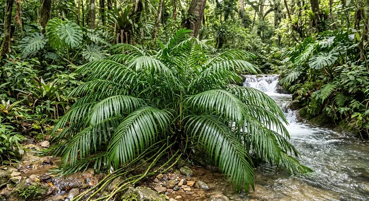 Cat Palm (Chamaedorea cataractarum)